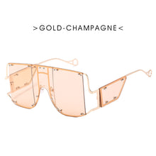 Load image into Gallery viewer, MUSELIFE One Piece Square  Sunglasses Women Sexy Retro Small Sun Glasses Brand Designer Vintage Eyeglasses Eyewear Female Oculos