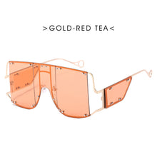 Load image into Gallery viewer, MUSELIFE One Piece Square  Sunglasses Women Sexy Retro Small Sun Glasses Brand Designer Vintage Eyeglasses Eyewear Female Oculos