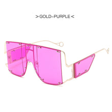 Load image into Gallery viewer, MUSELIFE One Piece Square  Sunglasses Women Sexy Retro Small Sun Glasses Brand Designer Vintage Eyeglasses Eyewear Female Oculos