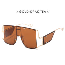 Load image into Gallery viewer, MUSELIFE One Piece Square  Sunglasses Women Sexy Retro Small Sun Glasses Brand Designer Vintage Eyeglasses Eyewear Female Oculos