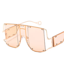 Load image into Gallery viewer, MUSELIFE One Piece Square  Sunglasses Women Sexy Retro Small Sun Glasses Brand Designer Vintage Eyeglasses Eyewear Female Oculos