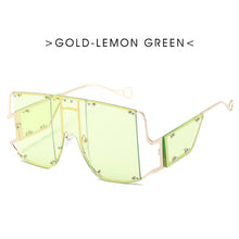 Load image into Gallery viewer, MUSELIFE One Piece Square  Sunglasses Women Sexy Retro Small Sun Glasses Brand Designer Vintage Eyeglasses Eyewear Female Oculos