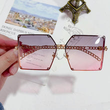 Load image into Gallery viewer, MUSELIFE Oversized Square Sun Glasses Ladies 2023  Pearl Sunglasses Women Brand Designer Shades Big Square