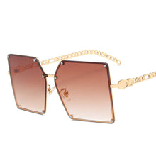 Load image into Gallery viewer, MUSELIFE Oversized Square Sun Glasses Ladies 2023  Pearl Sunglasses Women Brand Designer Shades Big Square