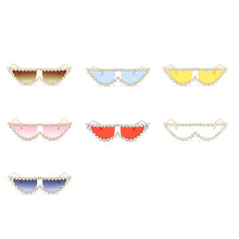 Load image into Gallery viewer, MUSELIFE Retro Cat Eye Optical Glasses Frames Men Women Crystal  Glasses Clear Lens Eyeglasses Frame Diamond Eyewear