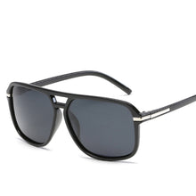 Load image into Gallery viewer, MUSELIFE Round Lens Sunglasses Women Brand Designer Retro Men Matte Black / Bright Black Frame Sunglasses UV400