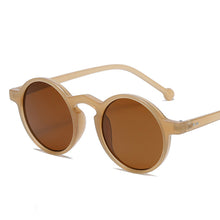 Load image into Gallery viewer, MUSELIFE Small Round Sunglasses  Men Women  Brand Designer Vintage Sunglass Male Female Black Yellow Sun Glasses UV400