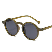 Load image into Gallery viewer, MUSELIFE Small Round Sunglasses  Men Women  Brand Designer Vintage Sunglass Male Female Black Yellow Sun Glasses UV400