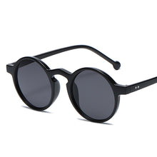 Load image into Gallery viewer, MUSELIFE Small Round Sunglasses  Men Women  Brand Designer Vintage Sunglass Male Female Black Yellow Sun Glasses UV400