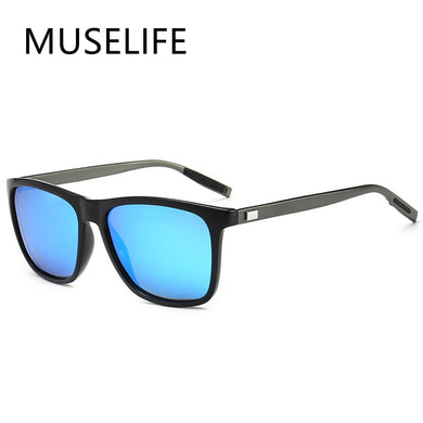 MUSELIFE Sunglasses Men Women Square Sun Glasses Brand Designer Vintage Retro Eyewear UV400 Driving Goggles