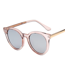 Load image into Gallery viewer, MUSELIFE Sunglasses Woman Vintage Retro Flat Top Gradient Shield Black Sun Glasses  Designer Oversized Eyewear