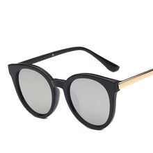Load image into Gallery viewer, MUSELIFE Sunglasses Woman Vintage Retro Flat Top Gradient Shield Black Sun Glasses  Designer Oversized Eyewear