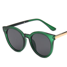 Load image into Gallery viewer, MUSELIFE Sunglasses Woman Vintage Retro Flat Top Gradient Shield Black Sun Glasses  Designer Oversized Eyewear