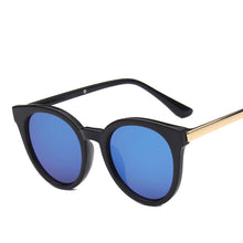 Load image into Gallery viewer, MUSELIFE Sunglasses Woman Vintage Retro Flat Top Gradient Shield Black Sun Glasses  Designer Oversized Eyewear