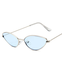 Load image into Gallery viewer, MUSELIFE Unisex Cat Eye Retro Shades Rectangle Sunglasses Men Metal Frame Eyewear Outdoor Clear Lens Sun Glasses For Women