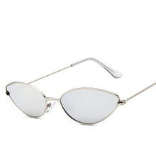 Load image into Gallery viewer, MUSELIFE Unisex Cat Eye Retro Shades Rectangle Sunglasses Men Metal Frame Eyewear Outdoor Clear Lens Sun Glasses For Women