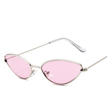 Load image into Gallery viewer, MUSELIFE Unisex Cat Eye Retro Shades Rectangle Sunglasses Men Metal Frame Eyewear Outdoor Clear Lens Sun Glasses For Women