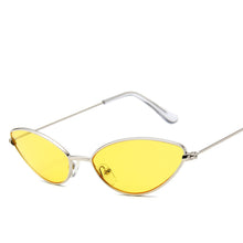 Load image into Gallery viewer, MUSELIFE Unisex Cat Eye Retro Shades Rectangle Sunglasses Men Metal Frame Eyewear Outdoor Clear Lens Sun Glasses For Women