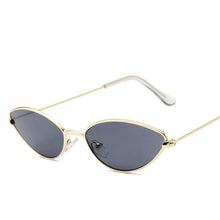 Load image into Gallery viewer, MUSELIFE Unisex Cat Eye Retro Shades Rectangle Sunglasses Men Metal Frame Eyewear Outdoor Clear Lens Sun Glasses For Women