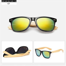 Load image into Gallery viewer, MUSELIFE Women&#39;s Glasses Natural Wooden Sunglasses Men Polarized Sun Glasses Original Wood Oculos De Sol
