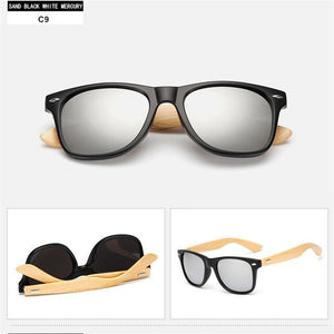 MUSELIFE Women's Glasses Natural Wooden Sunglasses Men Polarized Sun Glasses Original Wood Oculos De Sol