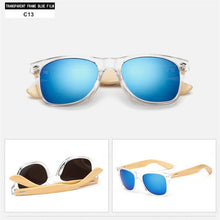 Load image into Gallery viewer, MUSELIFE Women&#39;s Glasses Natural Wooden Sunglasses Men Polarized Sun Glasses Original Wood Oculos De Sol