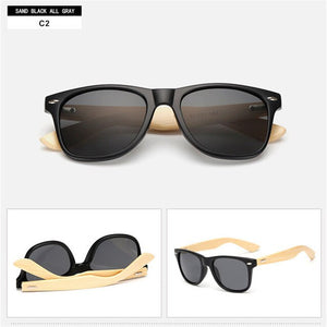 MUSELIFE Women's Glasses Natural Wooden Sunglasses Men Polarized Sun Glasses Original Wood Oculos De Sol