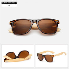 Load image into Gallery viewer, MUSELIFE Women&#39;s Glasses Natural Wooden Sunglasses Men Polarized Sun Glasses Original Wood Oculos De Sol