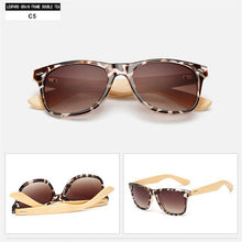 Load image into Gallery viewer, MUSELIFE Women&#39;s Glasses Natural Wooden Sunglasses Men Polarized Sun Glasses Original Wood Oculos De Sol