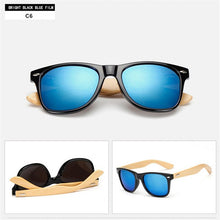 Load image into Gallery viewer, MUSELIFE Women&#39;s Glasses Natural Wooden Sunglasses Men Polarized Sun Glasses Original Wood Oculos De Sol