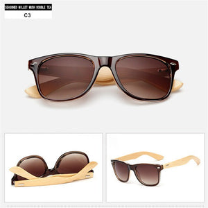 MUSELIFE Women's Glasses Natural Wooden Sunglasses Men Polarized Sun Glasses Original Wood Oculos De Sol
