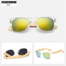 Load image into Gallery viewer, MUSELIFE Women&#39;s Glasses Natural Wooden Sunglasses Men Polarized Sun Glasses Original Wood Oculos De Sol