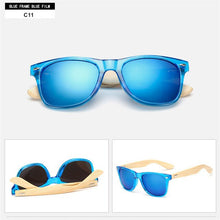 Load image into Gallery viewer, MUSELIFE Women&#39;s Glasses Natural Wooden Sunglasses Men Polarized Sun Glasses Original Wood Oculos De Sol