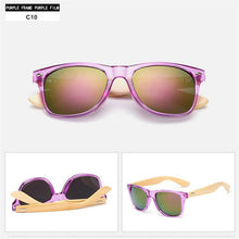 Load image into Gallery viewer, MUSELIFE Women&#39;s Glasses Natural Wooden Sunglasses Men Polarized Sun Glasses Original Wood Oculos De Sol