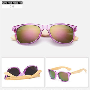 MUSELIFE Women's Glasses Natural Wooden Sunglasses Men Polarized Sun Glasses Original Wood Oculos De Sol