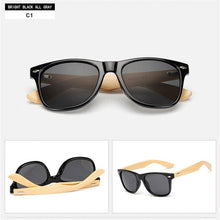 Load image into Gallery viewer, MUSELIFE Women&#39;s Glasses Natural Wooden Sunglasses Men Polarized Sun Glasses Original Wood Oculos De Sol