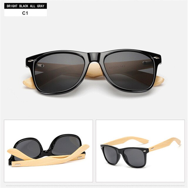 MUSELIFE Women's Glasses Natural Wooden Sunglasses Men Polarized Sun Glasses Original Wood Oculos De Sol