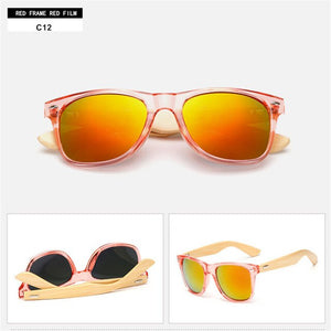 MUSELIFE Women's Glasses Natural Wooden Sunglasses Men Polarized Sun Glasses Original Wood Oculos De Sol