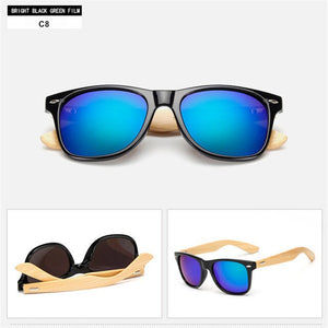 MUSELIFE Women's Glasses Natural Wooden Sunglasses Men Polarized Sun Glasses Original Wood Oculos De Sol