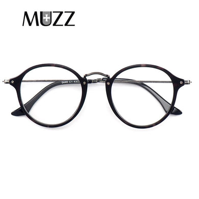 MUZZ  Vintage TR90 Prescription Myopia designer clear trendy eyeglasses eyewear frame Retro men glasses frames fashion