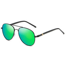 Load image into Gallery viewer, MYT_0261 Pilot Sunglasses Polarized Men Aviation Quality Oversized Spring Leg Alloy Men Sunglasses Brand Designer Male Sun Glass