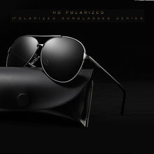 Load image into Gallery viewer, MYT_395 Brand Designer Aviation Polarized Sunglasses Men Retro Pilot Sun Glasses Male Metal Frame Eyewear Driving UV400