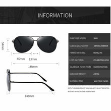 Load image into Gallery viewer, MYT_395 Brand Designer Aviation Polarized Sunglasses Men Retro Pilot Sun Glasses Male Metal Frame Eyewear Driving UV400