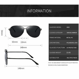 MYT_395 Brand Designer Aviation Polarized Sunglasses Men Retro Pilot Sun Glasses Male Metal Frame Eyewear Driving UV400
