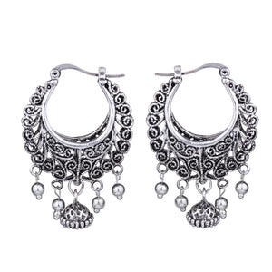 Retro Antique Tibet Silver Color Vine Hollow Filigree Vintage Tassel Earrings For Women Girls Wholesale NEW Arrival