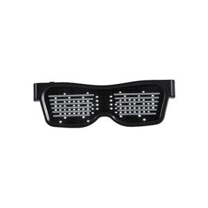 Magic Bluetooth LED Party Glasses DJ Light Up Shades Flashing Rave Wedding Party Eyewear Luminous Glowing Night Shows