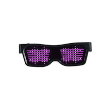 Load image into Gallery viewer, Magic Bluetooth LED Party Glasses DJ Light Up Shades Flashing Rave Wedding Party Eyewear Luminous Glowing Night Shows