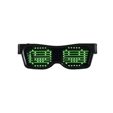 Load image into Gallery viewer, Magic Bluetooth LED Party Glasses DJ Light Up Shades Flashing Rave Wedding Party Eyewear Luminous Glowing Night Shows