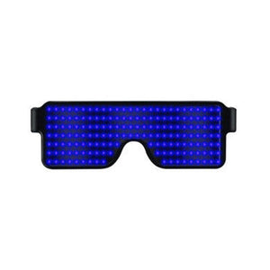 Magic Bluetooth LED Party Glasses DJ Light Up Shades Flashing Rave Wedding Party Eyewear Luminous Glowing Night Shows
