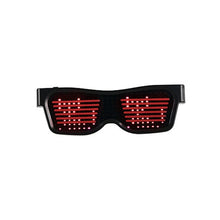 Load image into Gallery viewer, Magic Bluetooth LED Party Glasses DJ Light Up Shades Flashing Rave Wedding Party Eyewear Luminous Glowing Night Shows